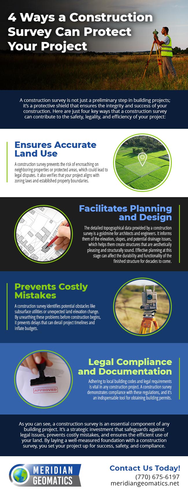4 Ways a Construction Survey Can Protect Your Project [infographic]
